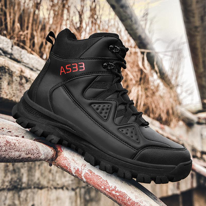 New Large Size Military Boots Men's High-top Military Training Boots Outdoor Hiking Shoes Desert Tooling Tactical Boots