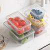 Небольшие коробки для хранения продуктов питания Холодильник Замороженное мясо Овощи Свежесть-Сохранение Прозрачная кухонная герметичная коробка для хранения