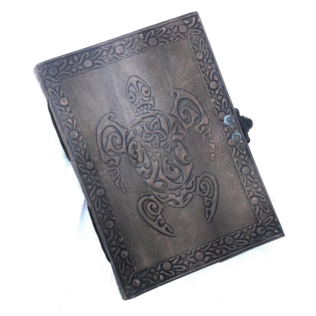 New Leather Journal Notebook Travel Writing Diary or Vintage Sketch Book Cotton Paper for Men & Women (7x5 Inch)