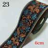 1 Meters Sewing Fabric Jacquard Ribbons Floral Embroidered Straps Woven Lace Trim Stylish