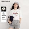 La Chapelle Летняя 2026 220 г/м² Тяжелый Хлопок Женская Свободная Футболка