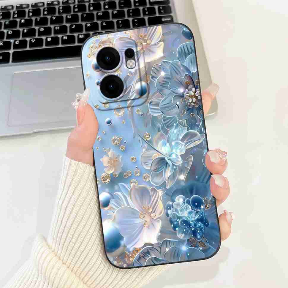Для Oppo Reno 13F 5G Чехол Ударопрочный Прозрачный Силиконовый ТПУ Задняя Крышка Мягкий Корпус Для Oppo Reno13F Reno13 F 5G CPH2699 Fundas