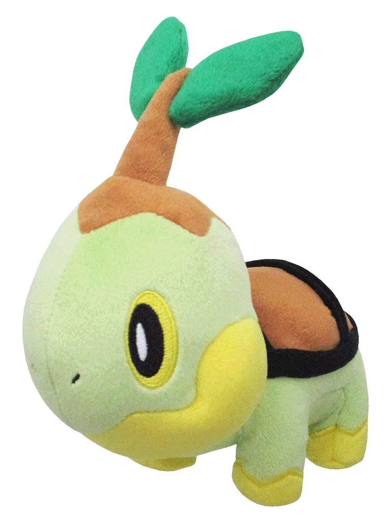 Sanei Boeki Pokemon ALL STAR COLLECTION Turtwig W9 x x H14cm Plush Toy Pokemon PP87 (S) D18.5