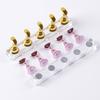 Acrylic Nail Art Checkerboard Display Holders False Nails Tips Showing Shelf Manicure Practice Tools with Magnet Base