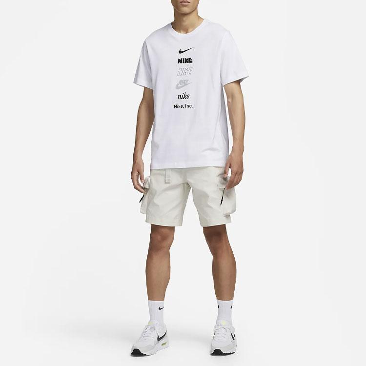 Nike Спортивная одежда Однотонные тканые функциональные шорты-карго Мужские штаны Бледно-слоновая кость FN0464-118
