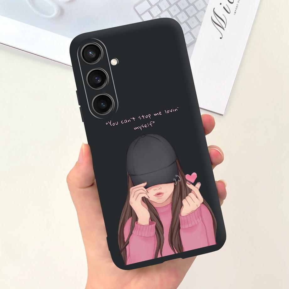 Для Samsung Galaxy A15 4G Чехол Роскошный Противоударный Задняя Крышка На Funda Samsung A15 A155F Capas Крутой Стиль Милый Мультяшный Принт Чехлы
