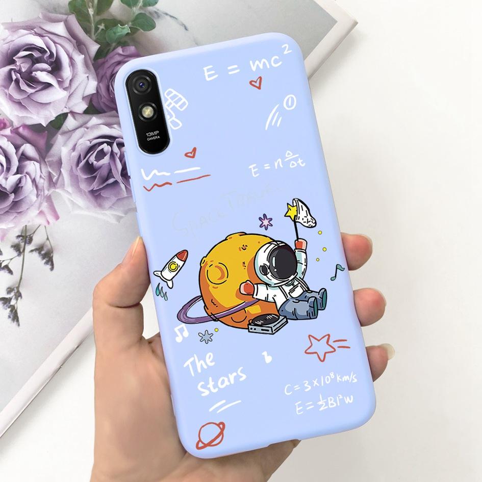 For Xiaomi Redmi 9A 9AT Case Lovely Astronaut Butterfly Soft Silicone Phone Back Cover For Xiaomi Redmi 9i Sport Redmi9a Hoesjes