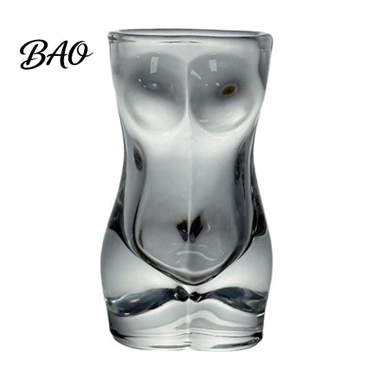 Torso Shaped Shot Glass Body Glasses for Party, Funny Human Mini Liquor Cup, Bartending Creative Novelty Drinking Bar, Unique Gift Adults Durable