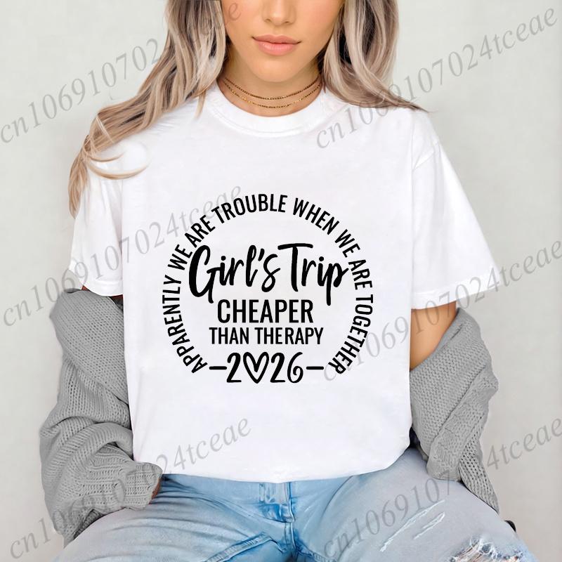 Girls Weekend TshirtGirls Trip 2026 TShirtsMatching Travel TeesBesties Unisexs ClothingFriendships Making New Memories Top