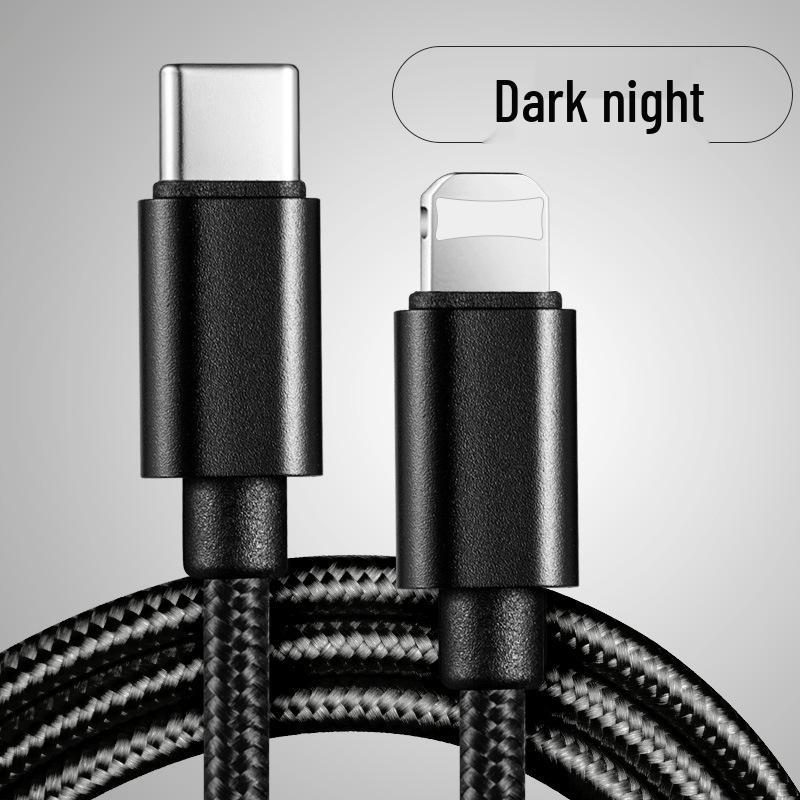 Нейлоновый кабель для быстрой зарядки с двумя разъемами Type-C для телефонов iPhone 15, Samsung, Huawei и Xiaomi