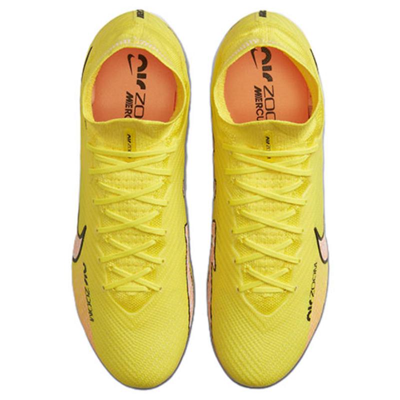Nike Zoom Mercurial Superfly 9 Elite AG Pro Yellow Strike Sunset Glow Sneakers Casual DJ5165-780