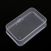 1 шт. прозрачный пластиковый прозрачный с крышкой ящик для хранения коллекция контейнер чехол