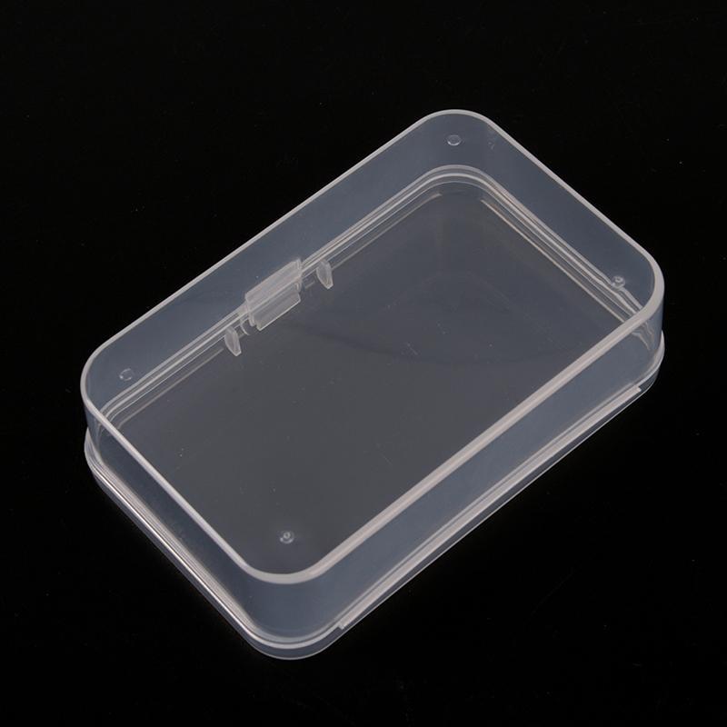 1 шт. прозрачный пластиковый прозрачный с крышкой ящик для хранения коллекция контейнер чехол