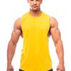 Новый спортивный жилет мужской свободный летний чистый хлопок фитнес и бодибилдинг быстросохнущий безрукавка плечо белая базовая рубашка без рукавов футболка