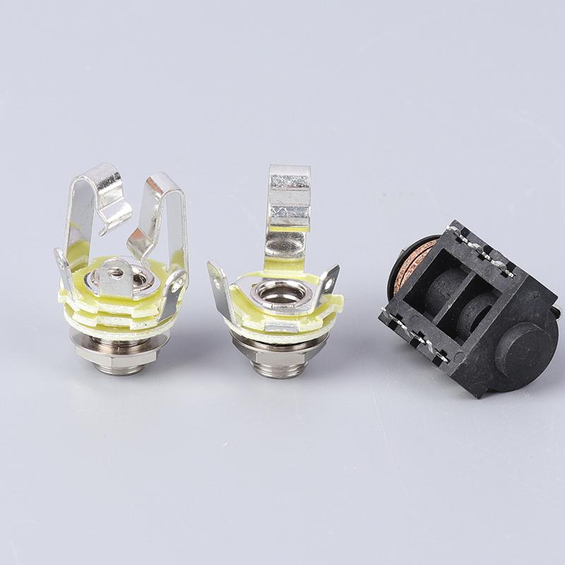 Rean Trs Стерео 6,35 мм Металлический Гнездо 3 Контакта Nys230 Аудио Разъем для Панельного Монтажа 1/4" Ts Моно Разъем Разъем для Печатной Платы Nys215