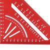 Aluminum Alloy Aluminum Triangle Ruler Clear Scales Rafter Square Protractor Angle Ruler  Measuring