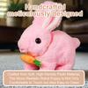Realistic Bunny Toy Kids Interactive Jumping Rabbit Plush Toy Lifelike Ears Twitching Handmade