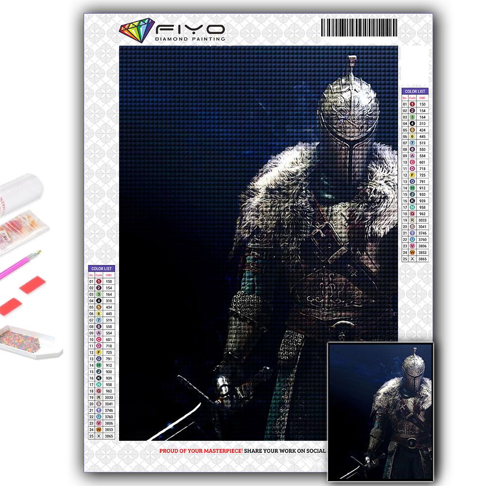 DIY 5D Diamond Painting Game Dark Souls Cross Stitch Kit Full Drill Embroidery Mosaic Art Picture of Rhinestones Gift