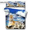 Комплект постельного белья с изображением гигантских тигров King Queen Double Full Twin Single Size Animal Bed Set