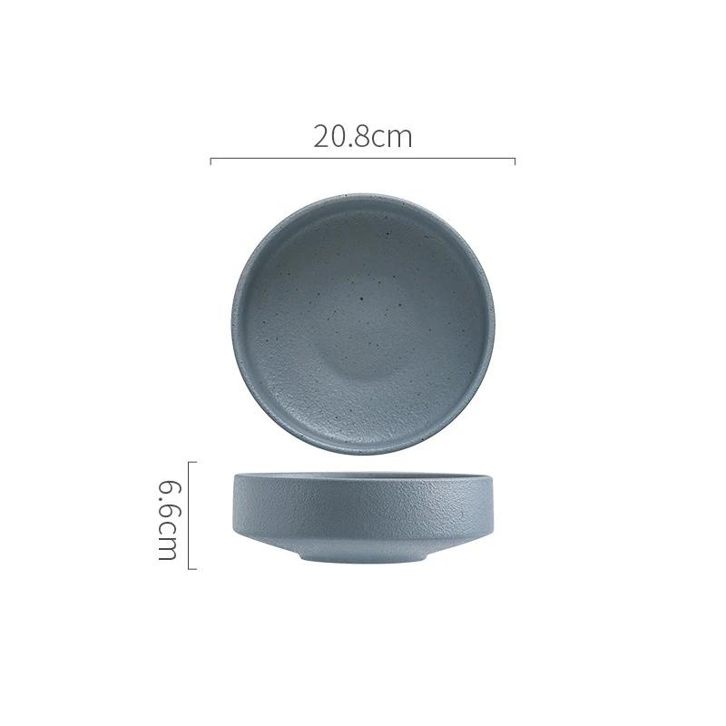 Ceramic Bowl Creative Thick Soup Bowl Dessert Bowl Sushi Bowls Salad Bowls Appetizer Bowls Restaurant Specialty Tableware