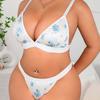 Plus Size Sexy Lingerie Set European and American Sexy Nightdress Sexy Bra Set