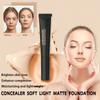 1PC Concealer Liquid Foundation, Легкая жидкая основа Concealer, Деликатный и натуральный осветляющий консилер-губка