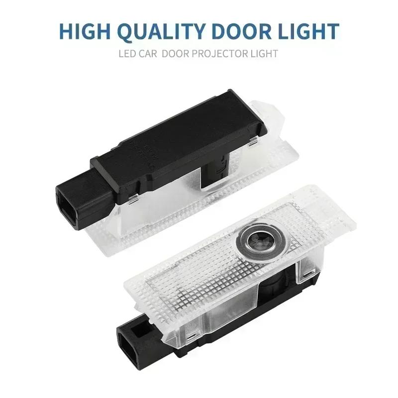ydkws2 2Pcs For Alfa Romeo 159 Giulia GiuliettaSpider 3D LED Car Door Logo Mito Stelvio Brera Lights Projector Laser Ghost Shadow Lamp