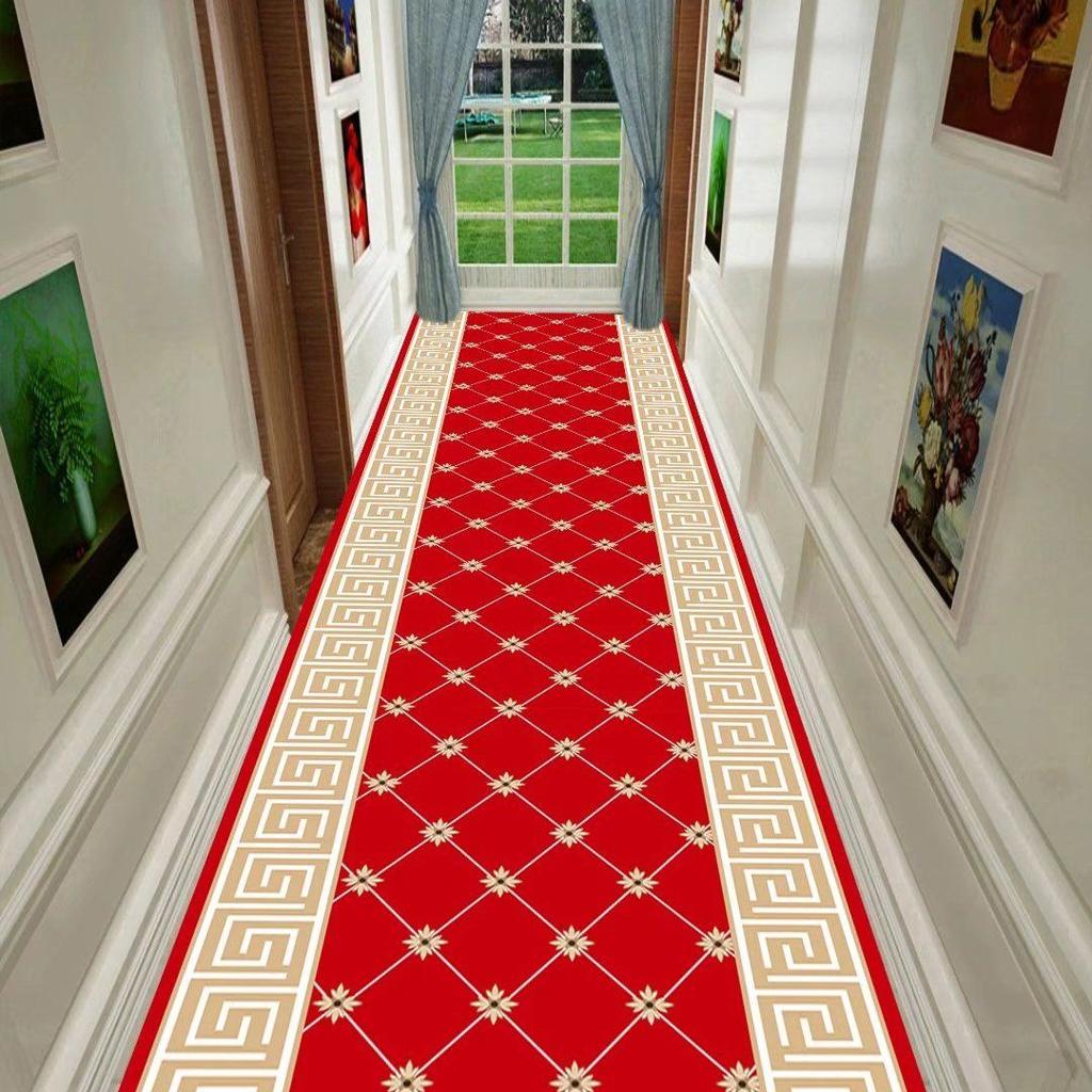 Crystal Velvet Runner Rugs, Machine Washable, Non-Slip, Waterproof, Soft Polyester, Ideal for Kitchen, Laundry Room, Hotel Corridor Decor