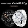 Керамический ремешок для часов Huawei GT2/3/4, Watch3, Samsung, Honor - 20/22 мм Трехзвенный дизайн