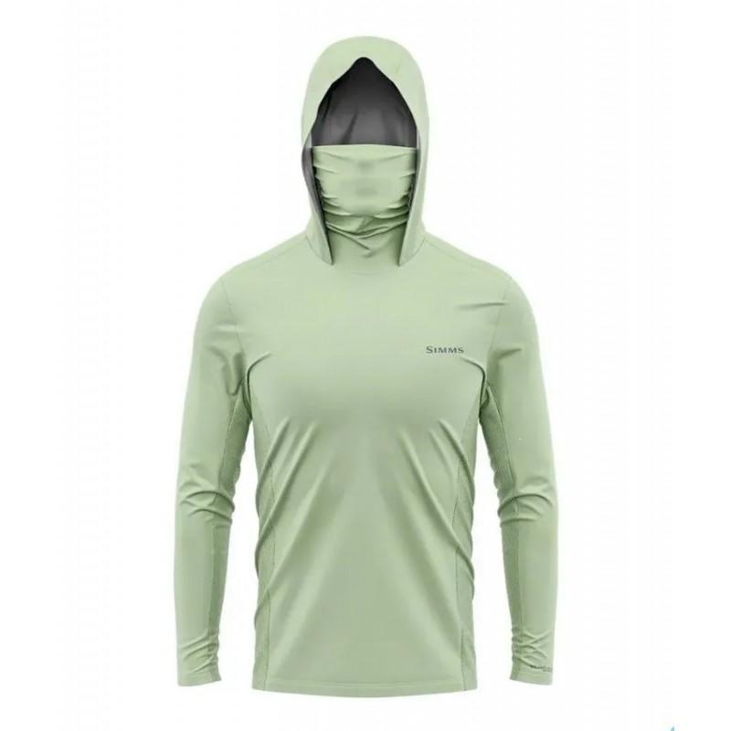 Mens Quick-Dry Hooded Fishing Shirt With Face Cover UV Protection Long Sleeve Lightweight Breathable Outdoor Gear
