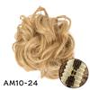 Synthetic Claw Chignon Curly Hair Bands Messy Bun Hairpiece for Women Natural Fake False Hair Heat Resistant Black