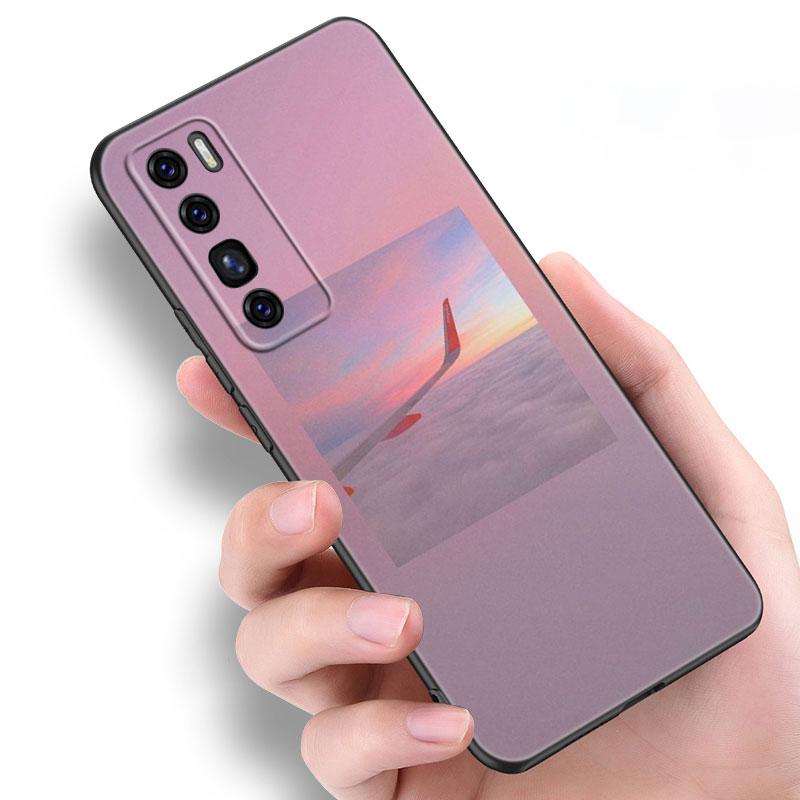 Чехол-накладка в виде самолета для Huawei NOVA 8 9 Pro 8i 7i 7SE Y60 5T Mate 40 30 20 10 Lite Honor 50 30 Premium Pro Plus 30S