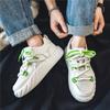 Новые белые кроссовки, мужские дышащие прогулочные туфли, мужские летние повседневные спортивные кроссовки, мужские баскетбольные кроссовки на платформе, 2023