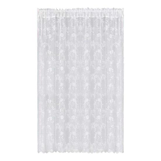 1 кусок тюлевой занавески изысканный создает атмосферу легкий полезный фермерский стиль тонкое кружевное украшение окна для повседневной жизни