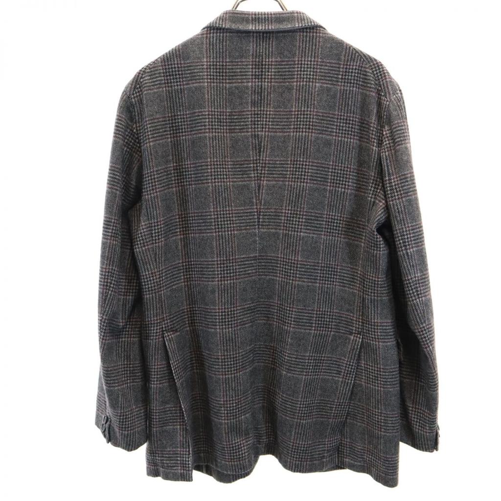 TAGLIATORE сделано в Италии Твидовый пиджак в клетку 50 Серый Мужской Б/У
