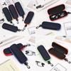 Sunglasses Box Denim Fabric Zipper Eyeglasses Case Eyewear Protector Spectacle Case Glasses Box