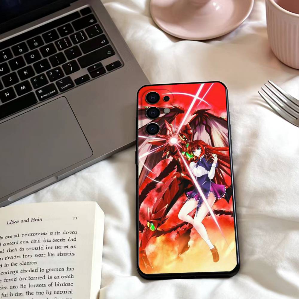 H-High School DXD H-HERO Чехол для телефона Samsung S25,24,23,22,30,21,10,9,Ultra,Plus,Lite,FE,4,5 G Мягкий черный чехол