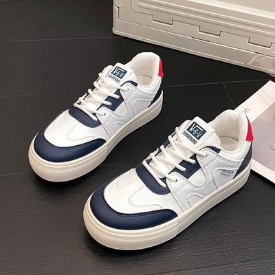 Тренд Весна, Лето, Осень и Зима Новая Женская Обувь Женские Кеды Студенческая Обувь Маленькие Белые Туфли Низкий Верх Круглый Носок Лента