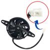 one+lifestyle Electric Radiator Fan, 12 V, Suction Type, Cooling Fan, General Purpose, Motorcycle, Enduro, Diameter 4.7 inches (120 mm)