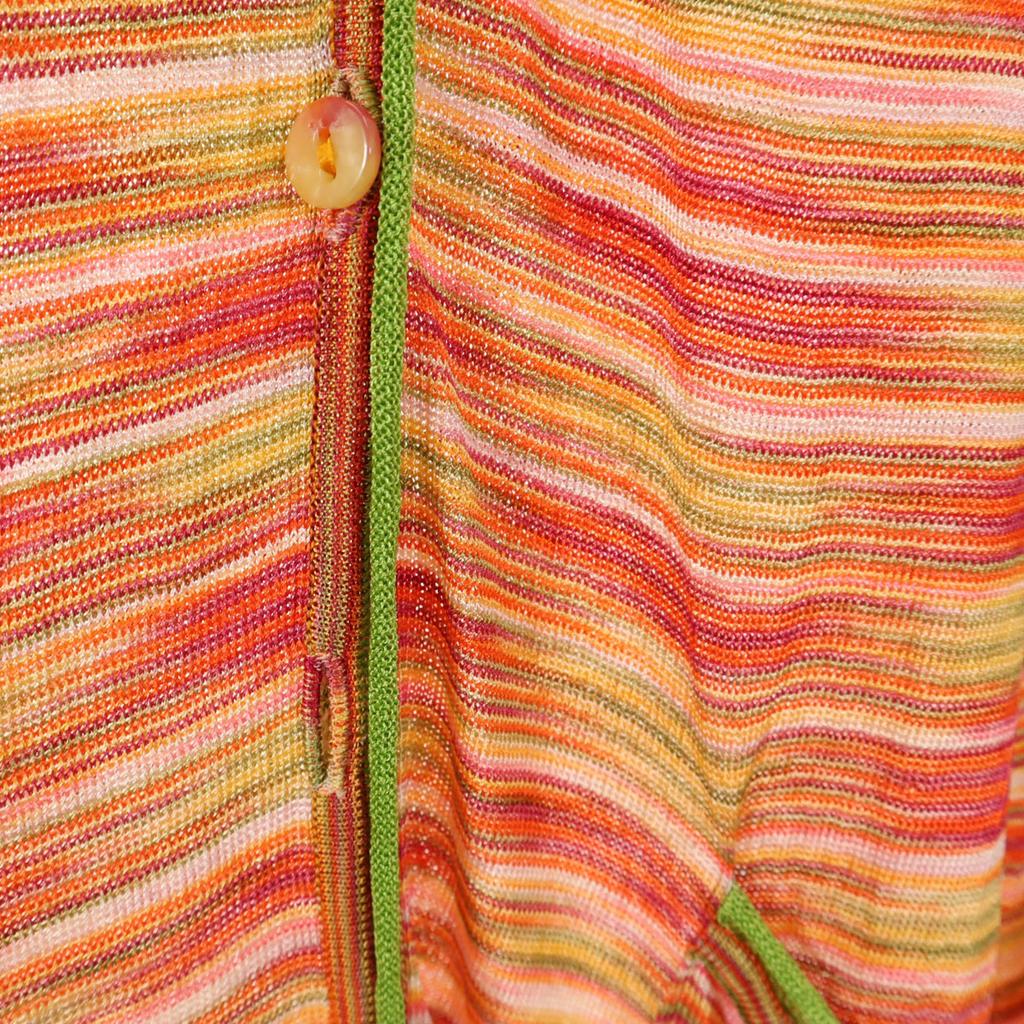 Missoni Сделано в Италии БоатерПаттерн Кардиган с длинным рукавом 40 Женский Б/У