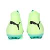 Puma Future Полувысокие Шипы MG Искусственный газон MG (Гелевые короткие шипы) Амортизирующие Прочные Футбольные Бутсы Мужские Футбольные Бутсы Сине-Зеленые 107177-03