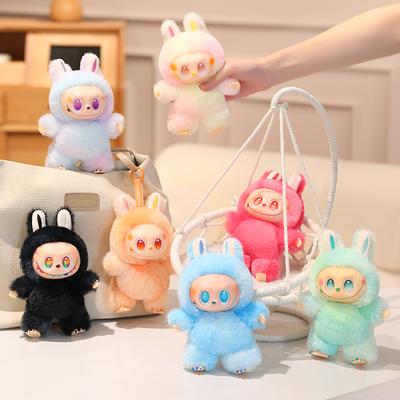 1 шт. Виниловая плюшевая игрушка, которую можно использовать в качестве подвески, идеально подходит для того, чтобы поделиться с семьей и друзьями. Это лучший подарок - брелоки Labubu