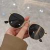New High-End Round Frame Sunglasses With Uv Protection Retro Men Classic Personalized Sun Glasses For Driving Uv400 Eyewear