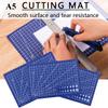 Non-slip Fabric Craft Card Cutting Plate Sewing Tool Paper Board A5 Grid Lines Cutting Mat