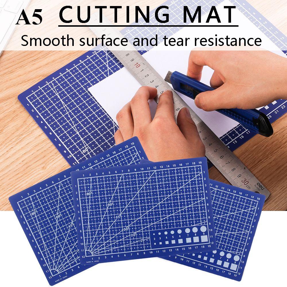Non-slip Fabric Craft Card Cutting Plate Sewing Tool Paper Board A5 Grid Lines Cutting Mat