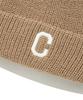 COVERNAT College C Logo Middle Beanie Beige