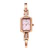 Retro Women's Square Alloy Waterproof Bracelet Watch