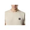 STONE ISLAND Футболка с логотипом, с коротким рукавом, с круглым вырезом, мужская, топы, бежевая K1S1521000-39S0013-V0095