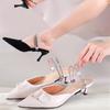 Yousheng 2 Pcs Rhinestone Elastic Shoe Straps High Heels Shoe Belts Detachable Anti-loose Straps for Sandals Slippers Secure Fit