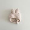 Autumn Winter Bunny Ear Hat Plush Infant Bonnet Cute Newborn Fetal Cap  For Baby Boys